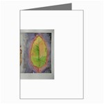 Standing leaves Watercolor 11 x 15 Greeting Card