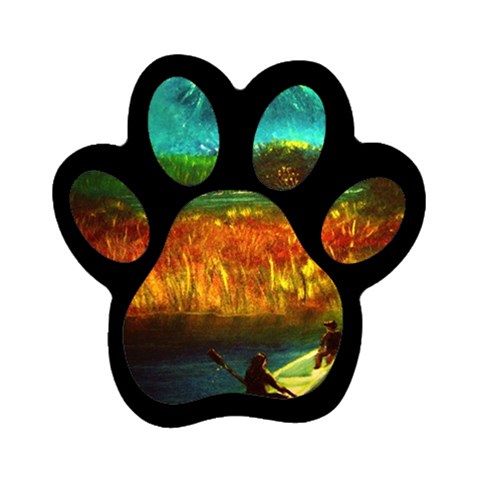 Boat Magnet (Paw Print) from UrbanLoad.com Front