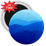 Blue hills 3  Magnet (10 pack)