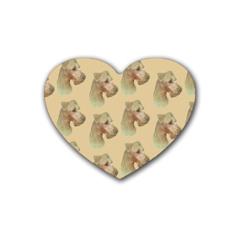 Irish_Terrier Heart Coaster (4 pack) from UrbanLoad.com Front