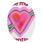Be My Valentine Ornament (Oval)