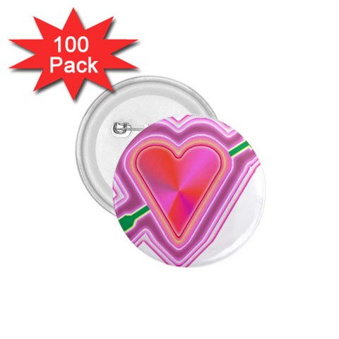 Be My Valentine 1.75  Button (100 pack)  from UrbanLoad.com Front
