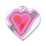 Be My Valentine Dog Tag Heart (One Side)