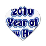 2010-YrNwHope Dog Tag Heart (One Side)