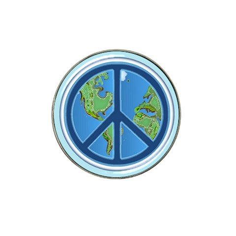World Peace Hat Clip Ball Marker (10 pack) from UrbanLoad.com Front