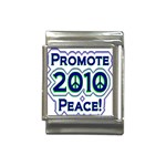 Promote Peace-2010 Italian Charm (13mm)