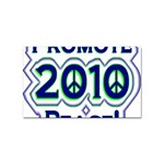 Promote Peace-2010 Sticker (Rectangular)