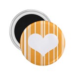 Heart and Stripes 2.25  Magnet