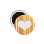 Heart and Stripes 1.75  Magnet