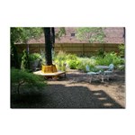 Serene Patio Garden Sticker A4 (10 pack)