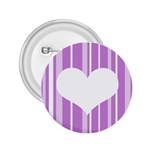 Heart and Stripes 2.25  Button