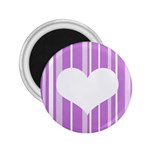 Heart and Stripes 2.25  Magnet