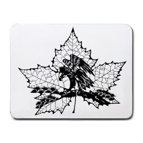Maple & Eagle Small Mousepad from UrbanLoad.com Front