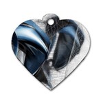 No_Type Dog Tag Heart (Two Sides)