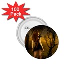 Dark Fairy In Forrest (3) 1.75  Button (100 pack) 