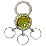 Kiwifruit 3-Ring Key Chain