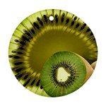 Kiwifruit Round Ornament (Two Sides)