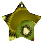Kiwifruit Star Ornament (Two Sides)