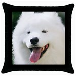 American Eskimo Dog Throw Pillow Case (Black)
