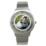 Lhasa Apso Dog Stainless Steel Watch