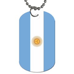 Flag of Argentina Dog Tag (Two Sides) from UrbanLoad.com Front