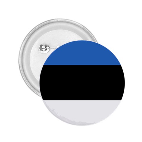 Flag of Estonia 2.25  Button from UrbanLoad.com Front