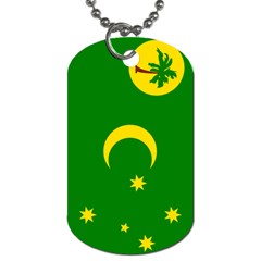 Flag of the Cocos Keeling Islands Dog Tag (Two Sides) from UrbanLoad.com Back