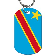 Flag of the Democratic Republic of the Congo Dog Tag (Two Sides) from UrbanLoad.com Front