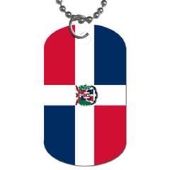 Flag of the Dominican Republic Dog Tag (Two Sides) from UrbanLoad.com Back