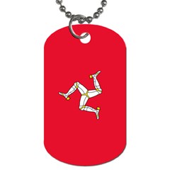 Flag of the Isle of Man Dog Tag (Two Sides) from UrbanLoad.com Front