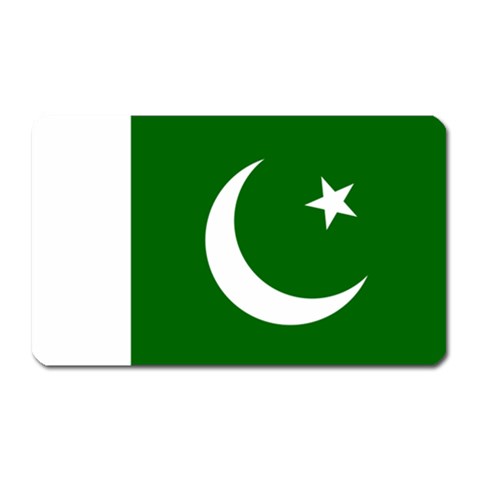 Flag of Pakistan Magnet (Rectangular) 3  X 5  from UrbanLoad.com Front