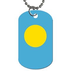 Flag of Palau Dog Tag (Two Sides) from UrbanLoad.com Front