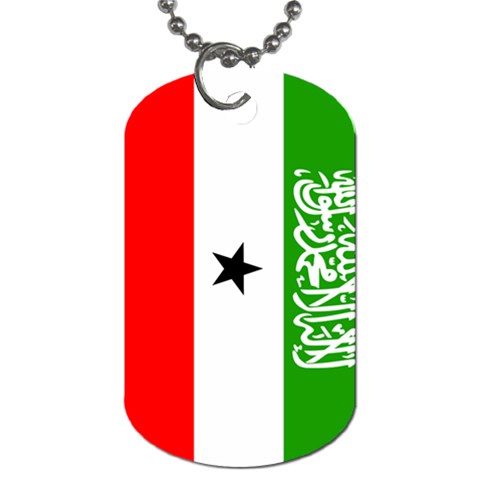 Flag of Somaliland Dog Tag (Two Sides) from UrbanLoad.com Front