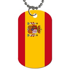 Flag of Spain Dog Tag (Two Sides) from UrbanLoad.com Back
