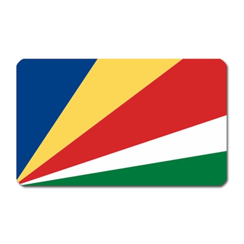 Flag of the Seychelles Magnet (Rectangular) 3  X 5  from UrbanLoad.com Front