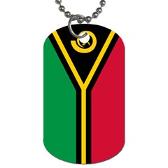 Flag of Vanuatu Dog Tag (Two Sides) from UrbanLoad.com Back