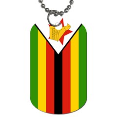 Flag of Zimbabwe Dog Tag (Two Sides) from UrbanLoad.com Front