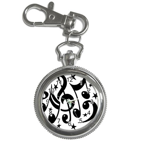 Music%20Notes Key Chain Watch from UrbanLoad.com Front