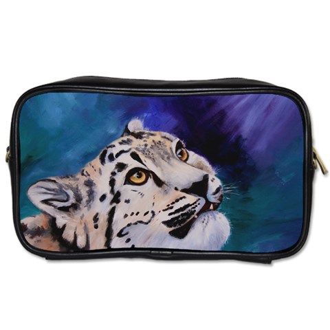 Baby Snow Leopard Toiletries Bag (Two Sides) from UrbanLoad.com Front