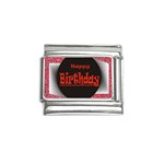Happy Birthday Italian Charm (9mm)
