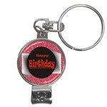 Happy Birthday Nail Clippers Key Chain