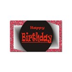 Happy Birthday Sticker Rectangular (100 pack)