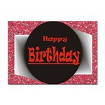 Happy Birthday Sticker A4 (10 pack)