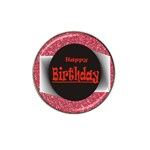 Happy Birthday Hat Clip Ball Marker