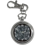 Black and White Threads Key Chain Watch