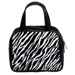 Zebra Skin 1 Classic Handbag (Two Sides)