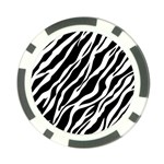 Zebra Skin 1 Poker Chip Card Guard (10 pack)