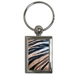 Tiger Skin Key Chain (Rectangle)