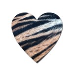 Tiger Skin Magnet (Heart)