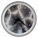 Giraffe Skin Wall Clock (Silver)